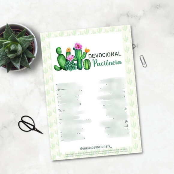 (digital) - Devocional Criativo Paciência - Bible Journaling