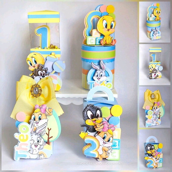 Arquivo de Corte Baby Looney Tunes - pdf e Studio