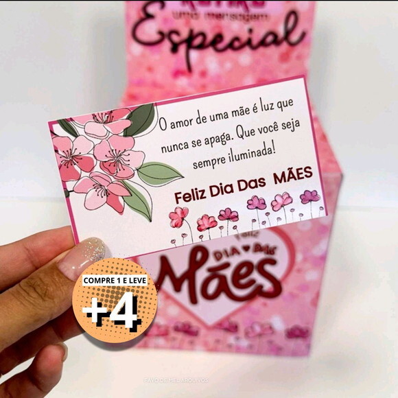 Arquivo de Corte Caixa de Mensagem Dia das Mães pdf