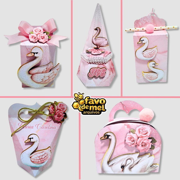 Arquivo de Corte Cisnes Balé Studio