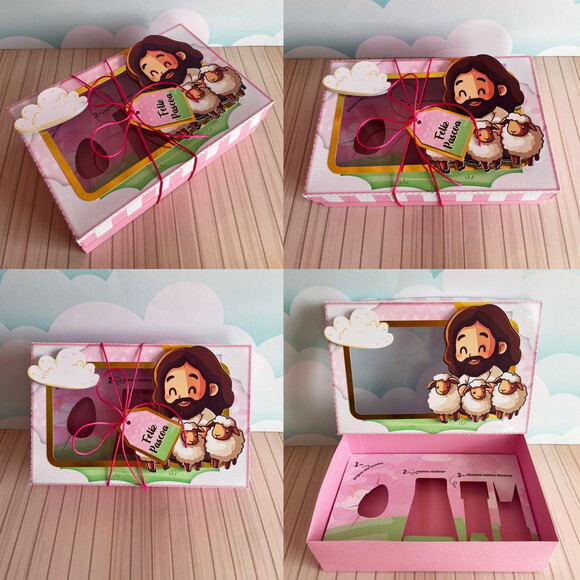 Arquivo de Corte Mini Confeiteiro Cristão Menina pdf Studio