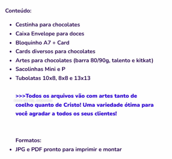 Arquivo de Corte Páscoa 2026 Combo Printables pdf Jpg