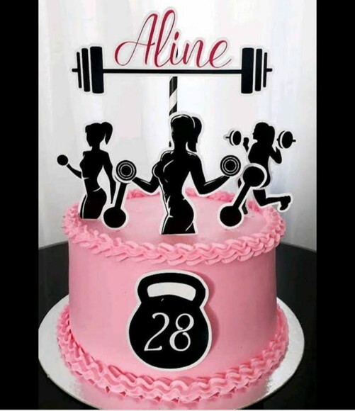 Arquivo de Corte Topo de Bolo - Musculação Fitness Mulher