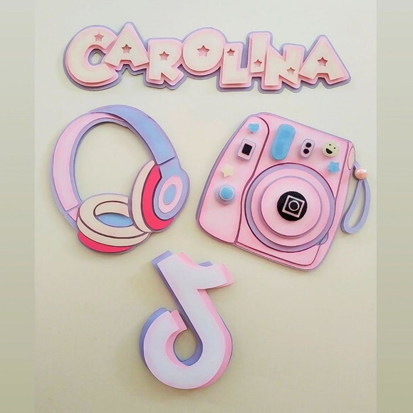Arquivo de Corte Topo de Bolo - Tiktok Candy