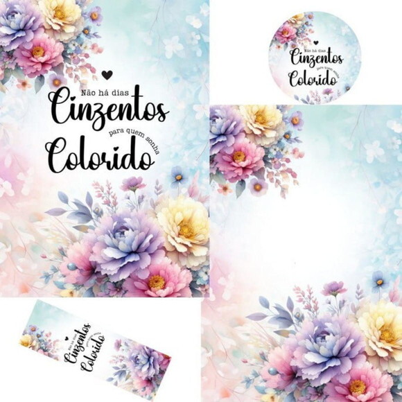 Arquivo Digital Caderno A5 Religioso - Dias Cinzentos