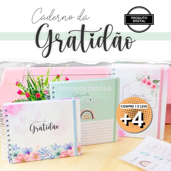 Arquivo Digital Caderno da Gratidão pdf (pague 1 Leve 5)