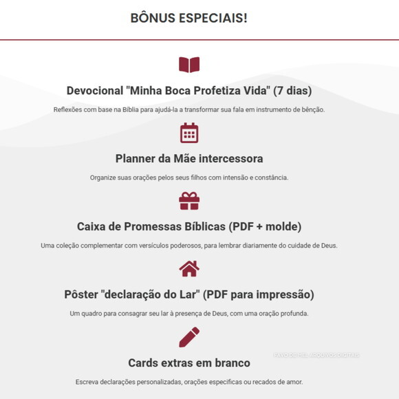 Arquivo Digital Declarando Bênçãos Sobre os Filhos pdf
