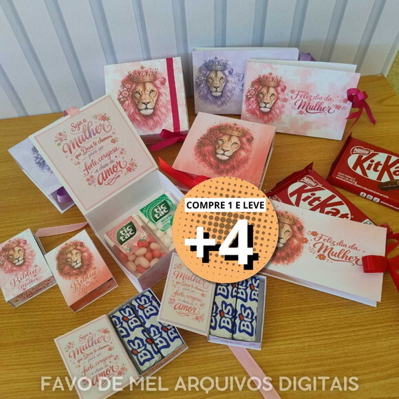 Arquivo Digital Dia da Mulher - Mimos Prontos #4 pdf Png