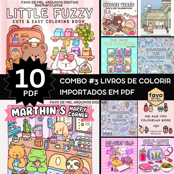 Arquivo Digital Livro de Colorir - Combo 10 Livros em pdf #1