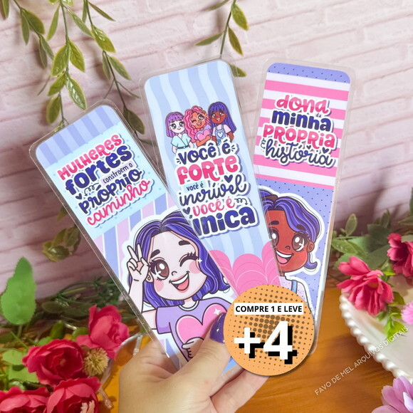 Arquivo Digital Marca Paginas Dia da Mulher - Girl Power