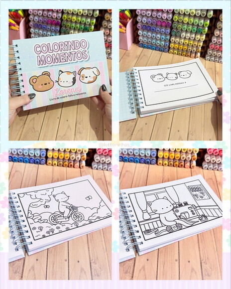 Arquivo Digital pdf Livro de Colorir - Colorindo Momentos