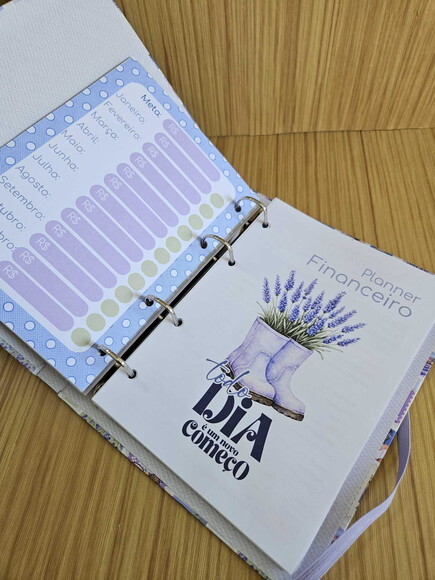 Arquivo Digital Planner Financeiro Lavanda pdf