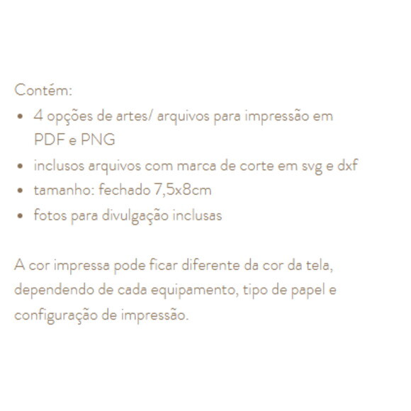 Arquivo Digital Porta Sachê de Chá Dia das Mães 2026 pdf Png