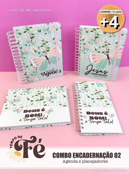Arquivo Digital Tempo de Fé Encadernação 02 Agenda Planner