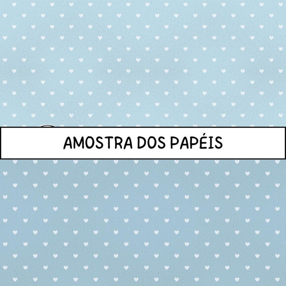 Combo Papéis Digitais Básicos Aquarela - 138 Papéis/11 Kits