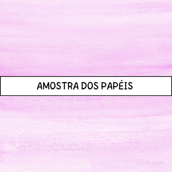 Kit 12 Papéis Digitais Aquarela - Tons Pastel Candy Color