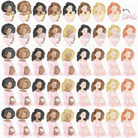 Kit Digital Amor de Mãe Aquarela (dia das Mães)