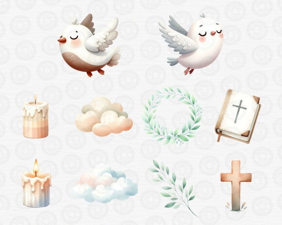 Kit Digital Anjinhos Cute Aquarela Png Cute Angels Cc