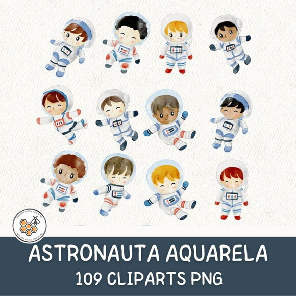 Kit Digital Astronauta Premium - Little Astronaut (hey)
