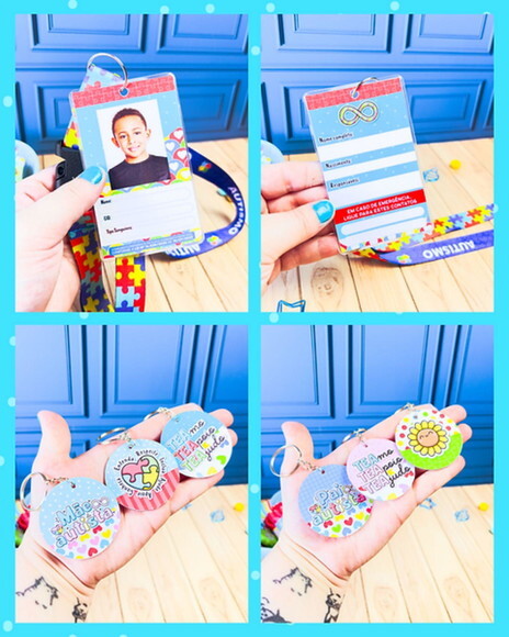 Kit Digital Autismo - Ilustrações e Mimos Png pdf Abril Azul
