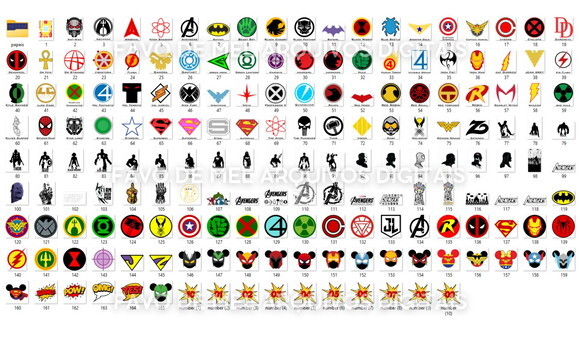 Kit Digital Avengers Vingadores - Mega Pack