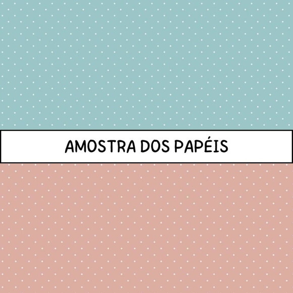 Kit Digital Bosque #02 Minimalista Preto Branco e Rosa