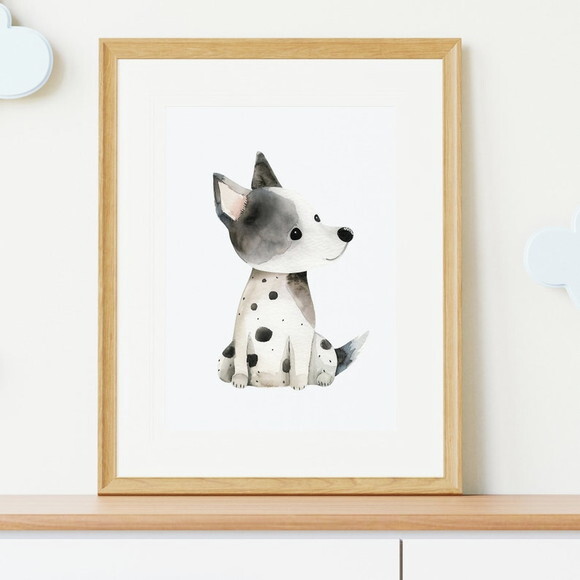 Kit Digital Cachorros Aquarela - Quirky Dogs