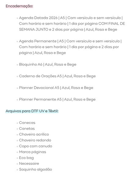 Kit Digital Chuva de Bênçãos Mimos Religiosos e Encadernação