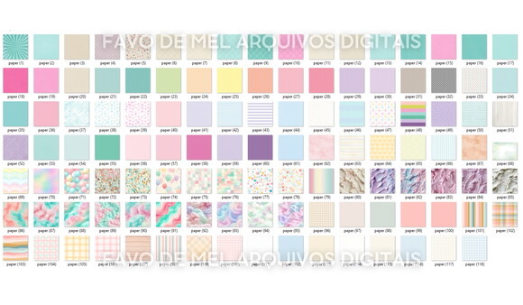 Kit Digital Confeitaria #4 Pequenos Confeiteiros Aquarela