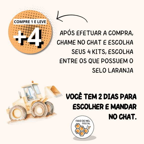 Kit Digital Construção Aquarela 02 - Construction Day (paa)