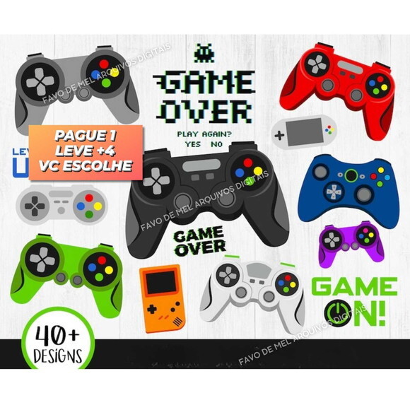 Kit Digital Controles Game Videogame Console Png