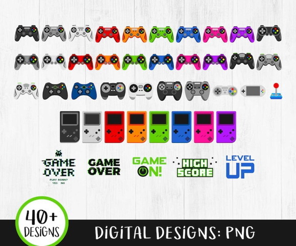 Kit Digital Controles Game Videogame Console Png