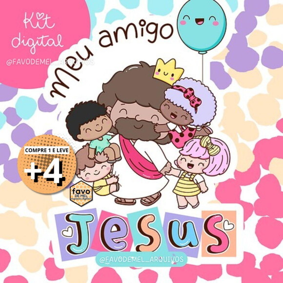 Kit Digital Dia das Crianças - Meu Amigo Jesus