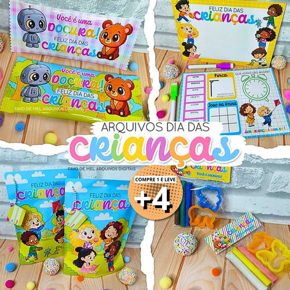 Kit Digital Dia das Crianças 2025 - Mimos para Imprimir Jpg