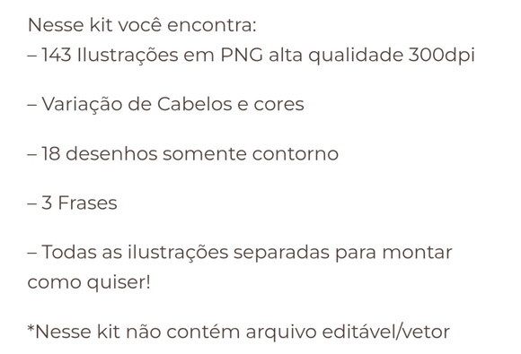Kit Digital Dia das Mães - Ilustrações e Frases