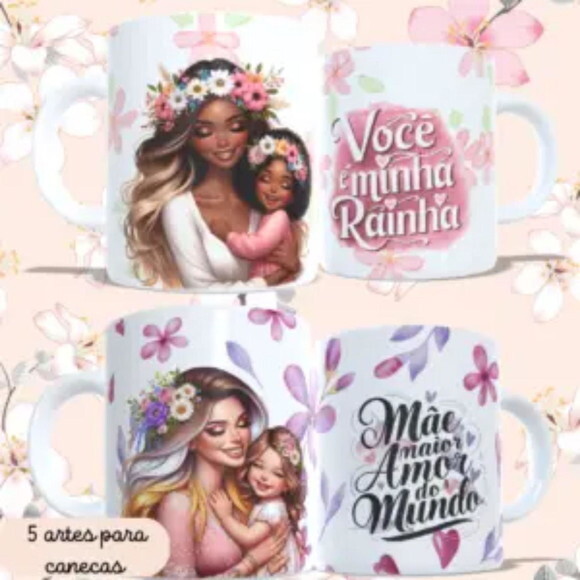 Kit Digital Dia das Mães - Mimos Png pdf (pague 1 Leve +4)