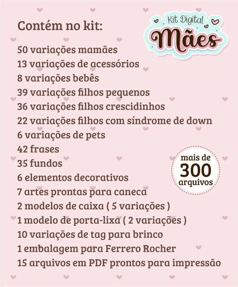 Kit Digital Dia das Mães 2022 - Af