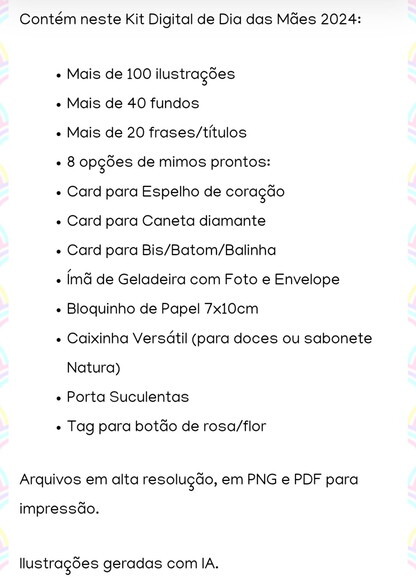 Kit Digital Dia das Mães 2024 - Mãe Cristã - Mimos pdf Png
