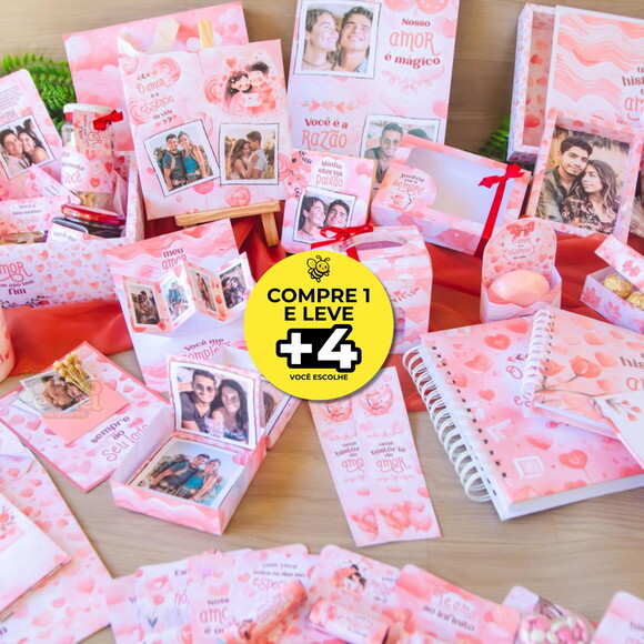 Kit Digital Dia dos Namorados 2024 - Coleção Doce Romance