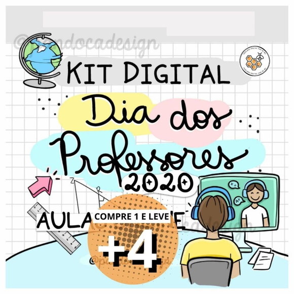 Kit Digital Dia dos Professores - Home Office Online 2020