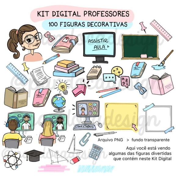 Kit Digital Dia dos Professores - Home Office Online 2020