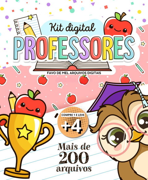 Kit Digital Dia dos Professores 2023 - Cliparts e Mimos