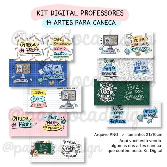 Kit Digital Dia dos Professores - Home Office Online 2020