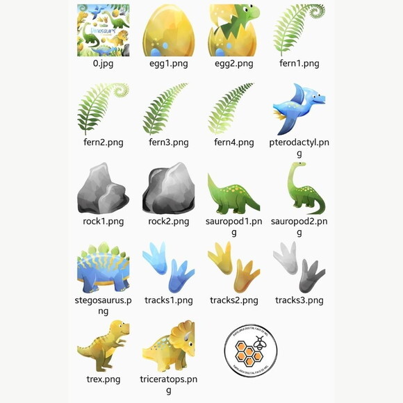 Kit Digital Dinossauros - Dinosaurs