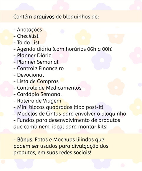 Kit Digital Encadernação Bloquinhos - Coleção Completa