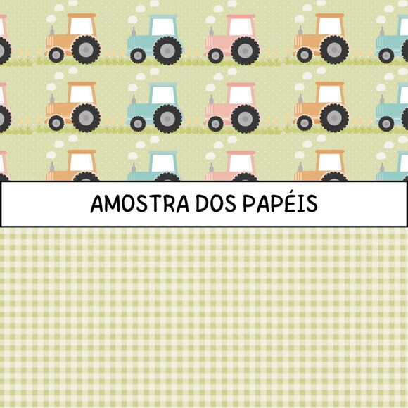 Kit Digital Fazendinha - Farm (poppy)