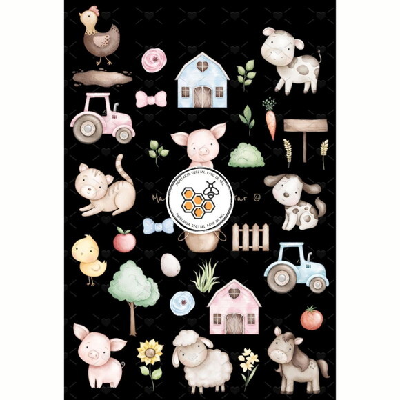 Kit Digital Fazendinha Cute Premium - Farm Life