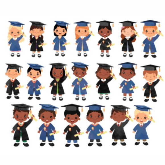 Kit Digital Formatura Abc - Crianças - Graduation Kids