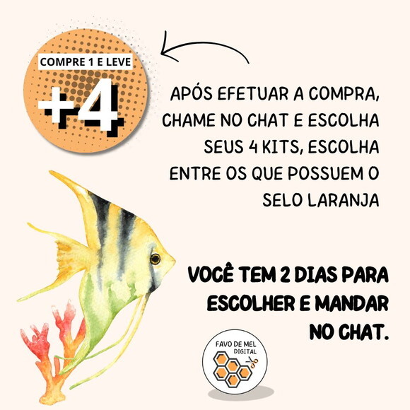 Kit Digital Fundo do Mar 19 - Under The Sea (es)