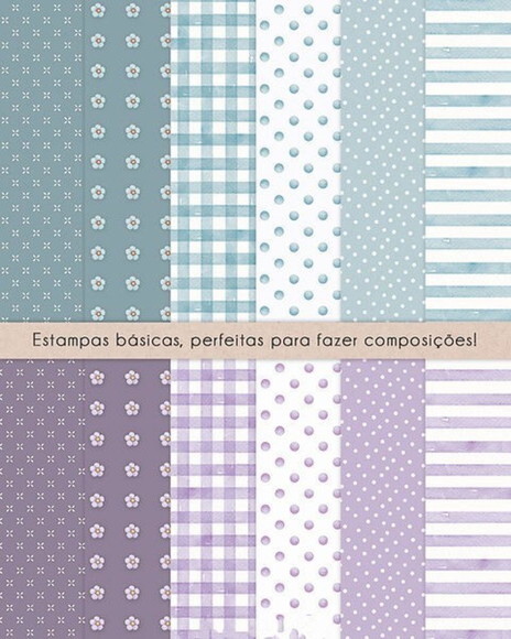 Kit Digital Jardim das Borboletas Aquarela